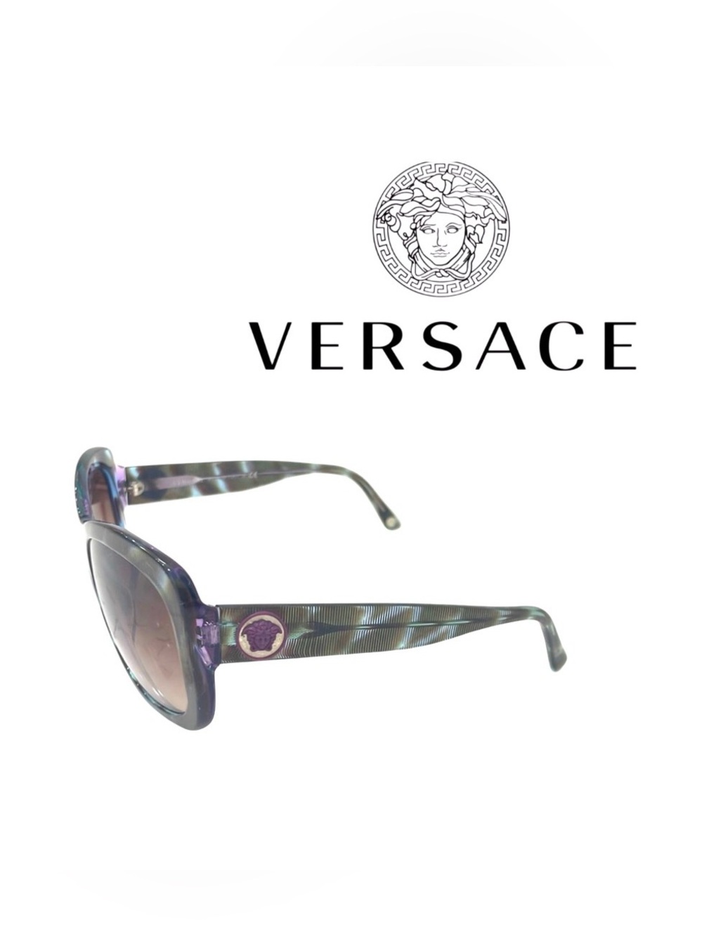 Versace Sunglasses with Case and Box